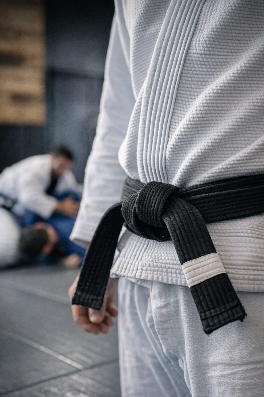 Faixa de Jiu-Jitsu simbolizando a base e a evolução